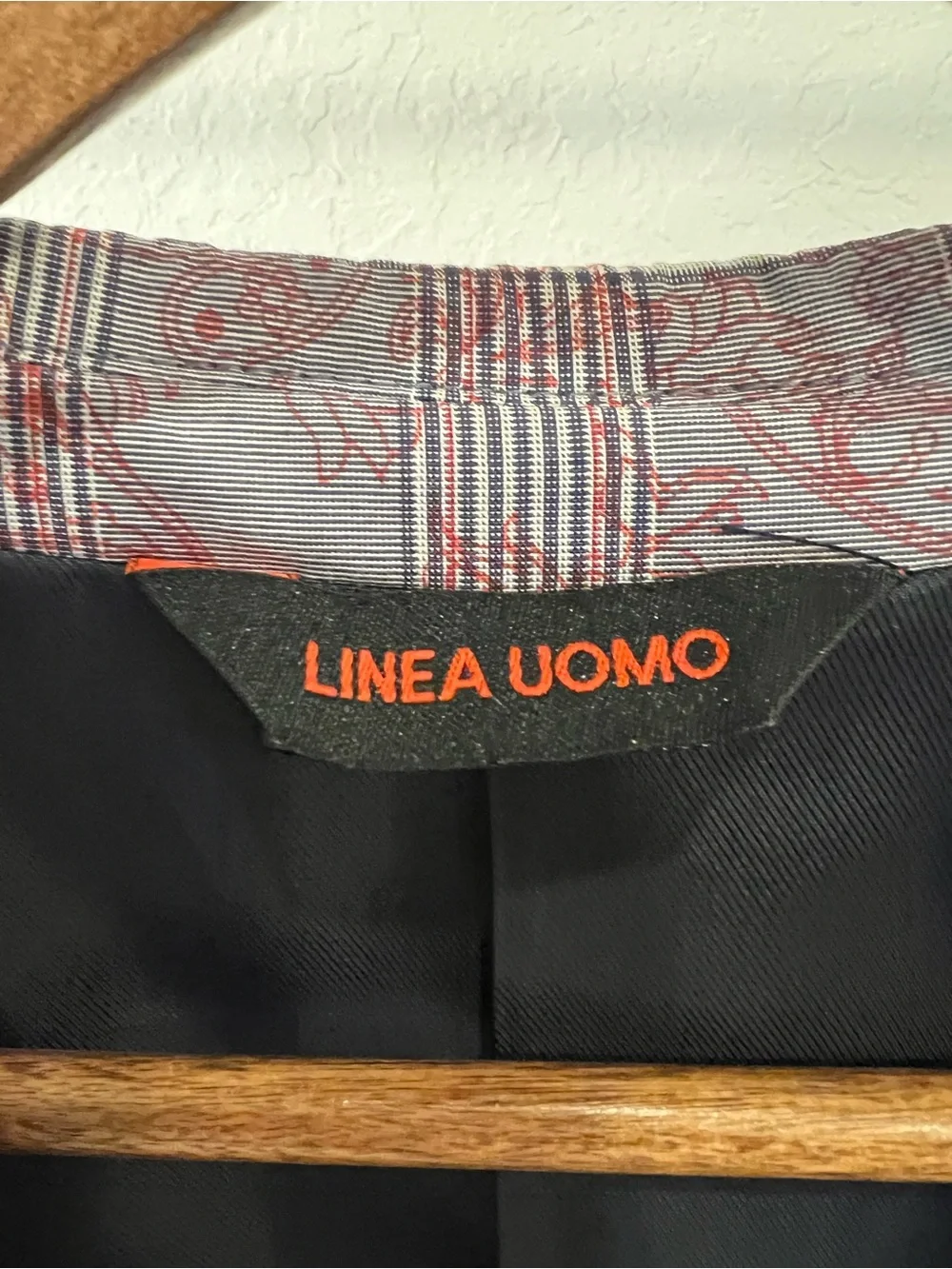 Linea Uomo Plaid Paisley Blazer Jacket – Size 54L